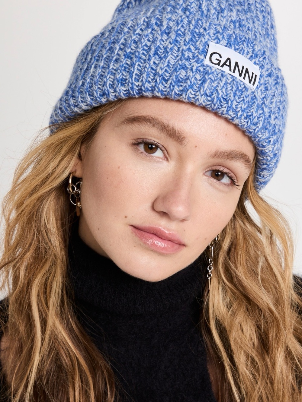 Ganni Structured Rib Beanie